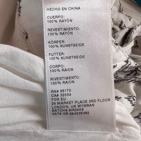 Moon River for Anthropologie Printed Tie-Waist Midi Skirt Women's Medium - Picture 16 of 16